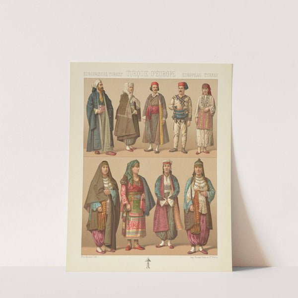 Costumes usuels (1876-1888) by Auguste Racinet