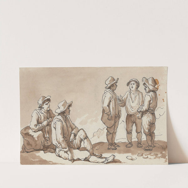 Costumi Fatti a Rocca di Papa (1793) by Carlo Labruzzi