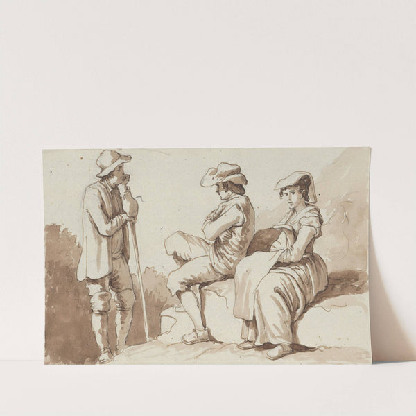 Costumi Fatti a Rocca di Papa (1793) by Carlo Labruzzi