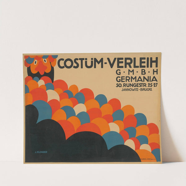 Costümverleih Germania (1909) by Julius Klinger