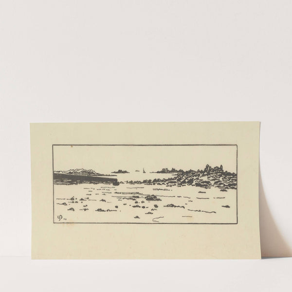 Côte de Roscoff, Marée basse (1904) by Amédée Joyau