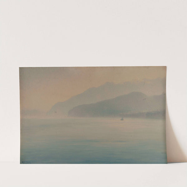 Côte De Sorrente, Bleu Et Argent by Henry Brokman