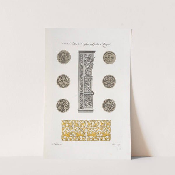 Côté des stalles de l'église de Guodet, à Quimper. by Nicolas Xavier Willemin