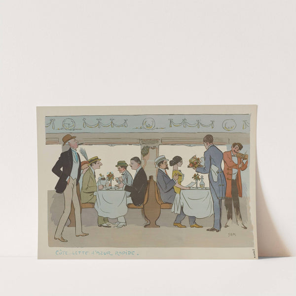 Côte..lette d’Azur Rapide (1913) by Georges Goursat (Sem)