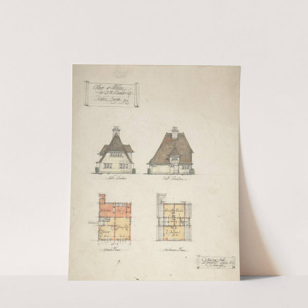 Cottage at Littleton for B.M. Chamber Esq. by Charles Edward Mallows