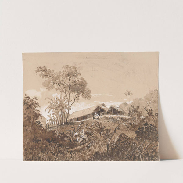 Cottage at Tamana by Michel Jean Cazabon