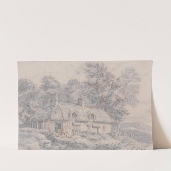 Cottage in Herefordshire (before 1820) by David Cox
