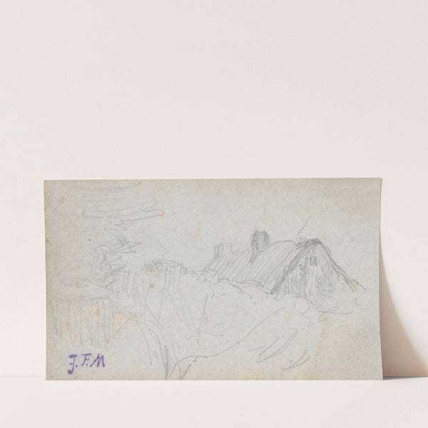 Cottage Near Vichy (ca. 1866–68) by Jean-François Millet