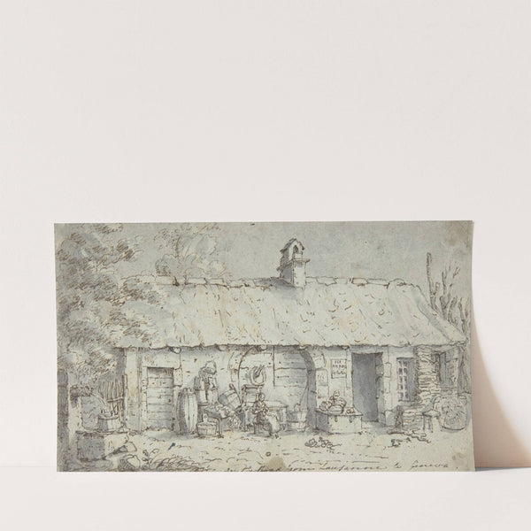 Cottage on the Road from Lausanne to Geneva (ca. 1800) by Joseph Farington