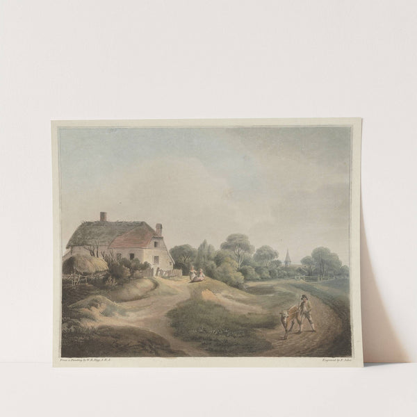 Cottage Scene Near Colchester (1797) by William Redmore Bigg