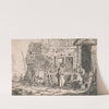 Cottage with People by Joseph Stannard