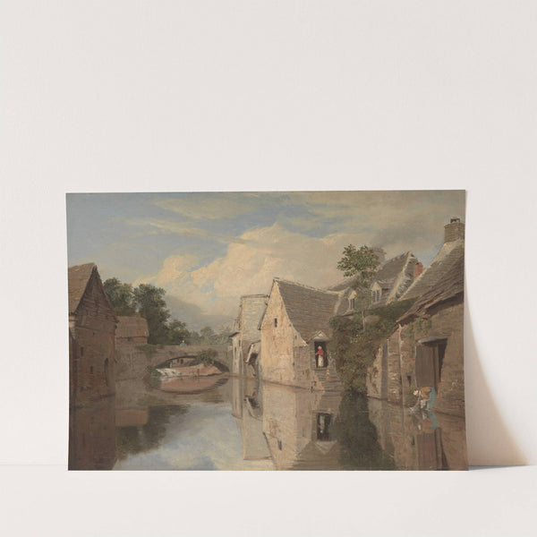Cottages by a River by William Linton