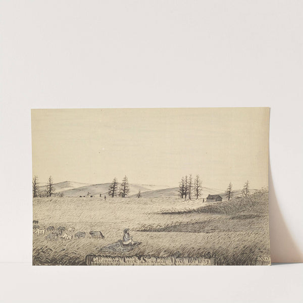 Cottonwood Creek, Sunday April 10th 1859 by Daniel A. Jenks