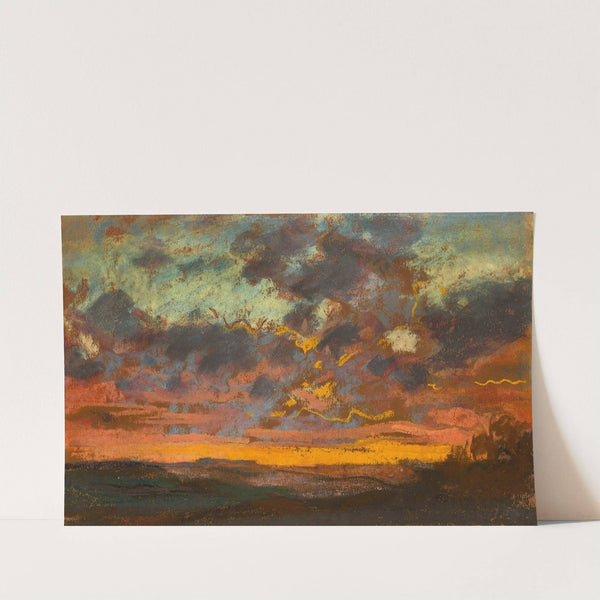 Coucher de soleil (circa 1868) by Claude Monet