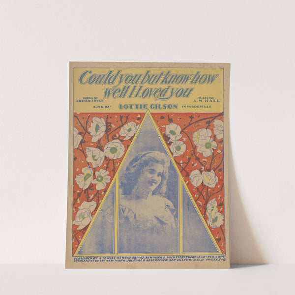 Could you but know how well I loved you by Anonymous