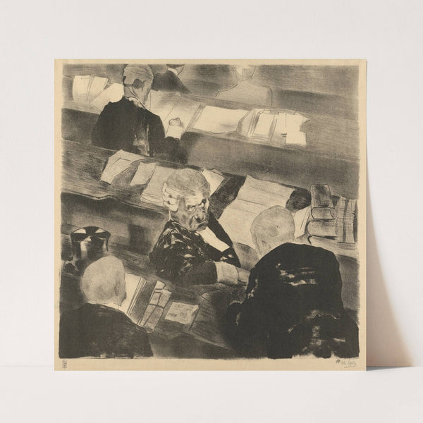 Counsel and a Vendor of Stamps (1910) by John Copley