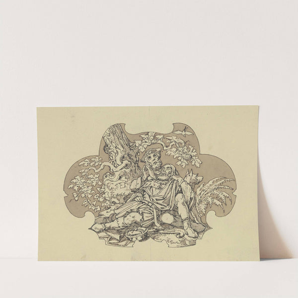 Count Eberhard with the beard. by Ferdinand Fellner