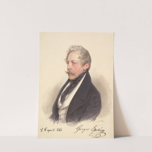 Count Georg Esterházy von Galántha (1840) by Josef Kriehuber