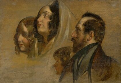 Count Majláth with Family (1832)
