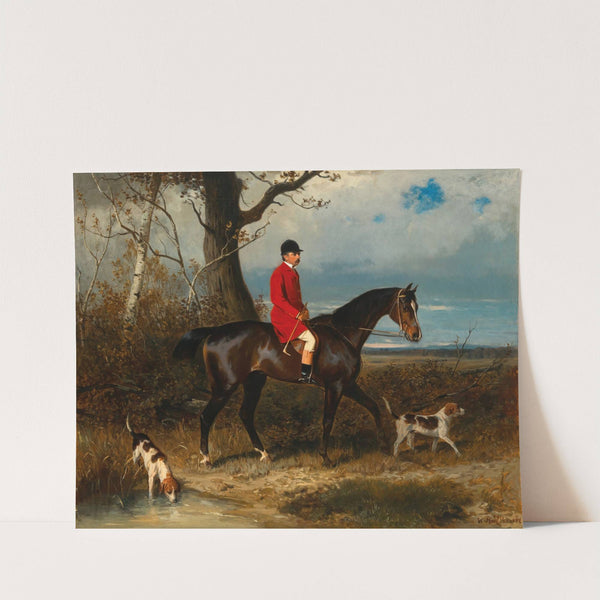 Count Miklos Pál Esterhazy de Galántha with his Hounds by Wilhelm Richter