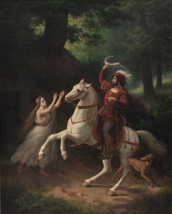 Count Otto of Oldenborg with the Oldenburg Horn (1862)