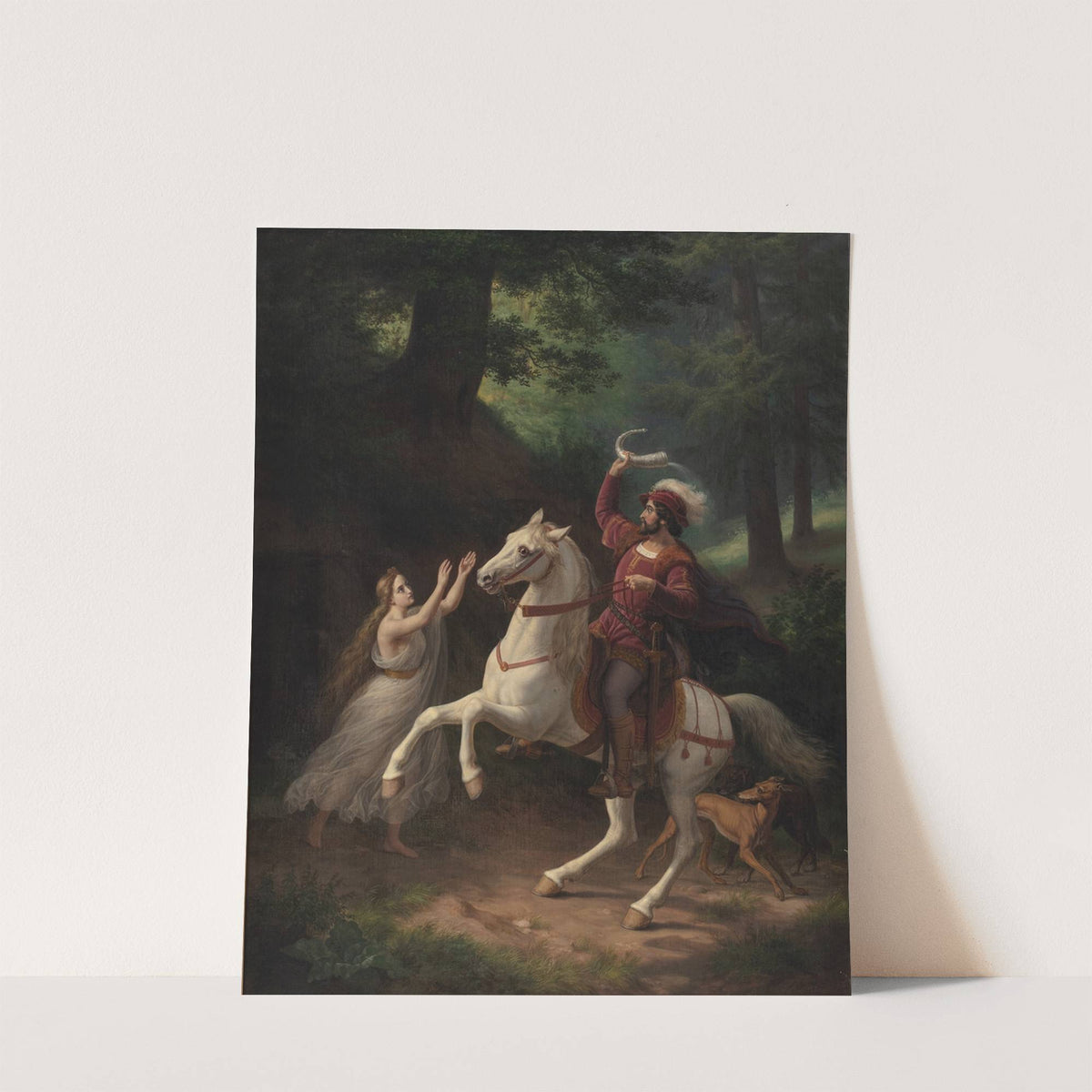 Count Otto of Oldenborg with the Oldenburg Horn (1862) by Frederik Storch