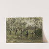 Country Boy on a Pole Barrier by Jozef Israëls