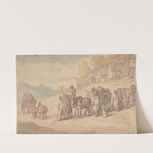 Country carts by Thomas Rowlandson