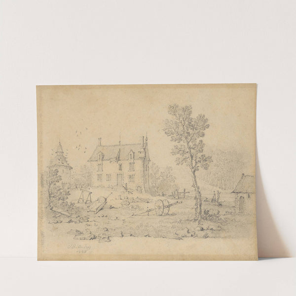 Country Farmhouse by Jean-Baptiste Oudry