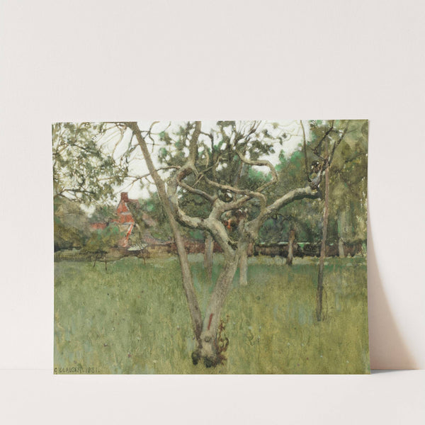 Country garden by Sir George Clausen