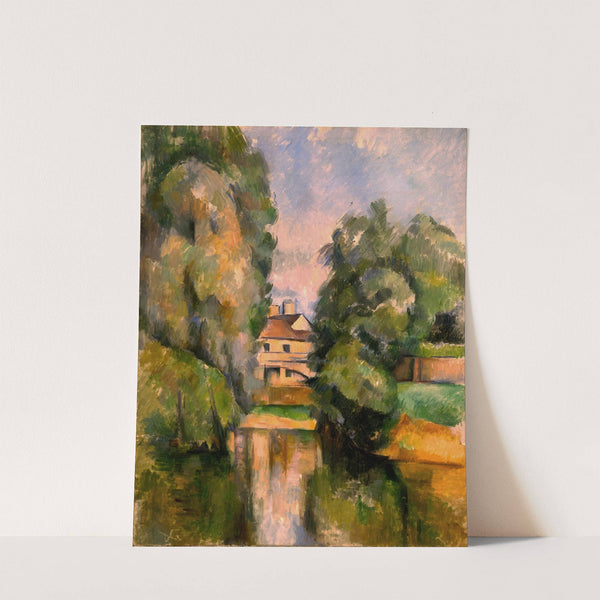 Country House by a River by Paul Cézanne