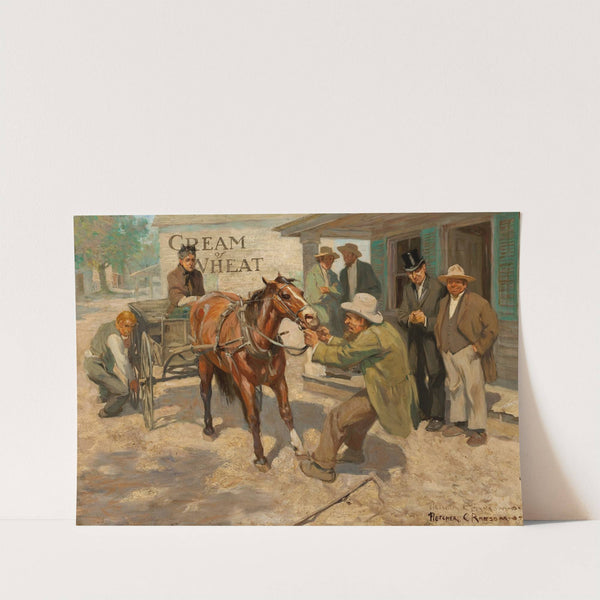 Country Life in America, Cream of Wheat ad illustration by Fletcher Charles Ransom