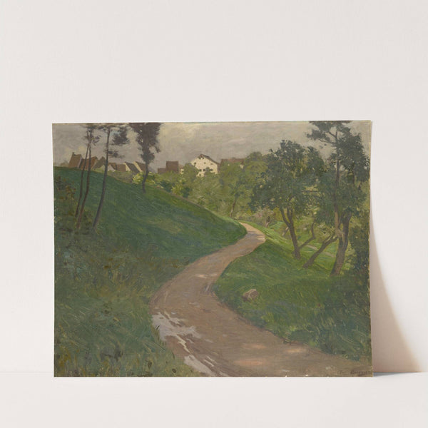 Country Road on a Hill by Fritz Burger