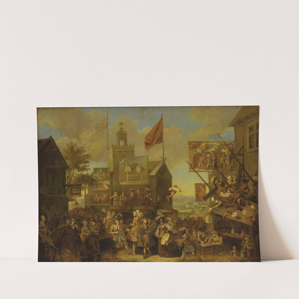 Country Scene Of Low Life In A Village by Circle of William Hogarth