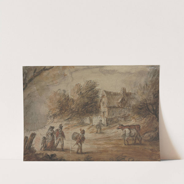 Country Scene with Soldiers (c. 1775–1811) by Henry William Bunbury