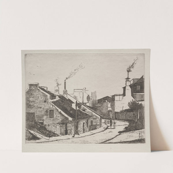 Country Street in Alouette (1861) by François Bonvin