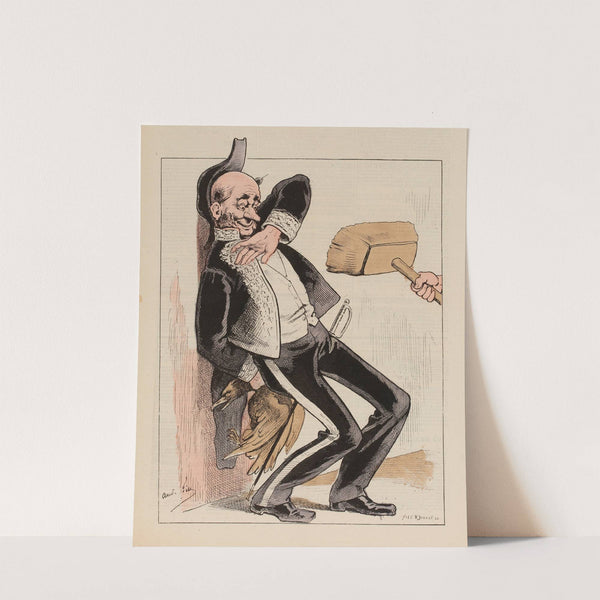 Coup de balai.pour rire (1877) by André Gill