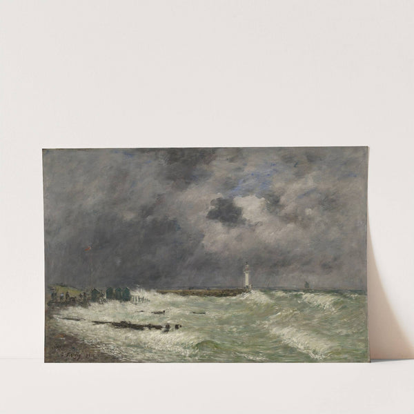 Coup de vent devant Frascati, Le Havre (1896) by Eugène Boudin