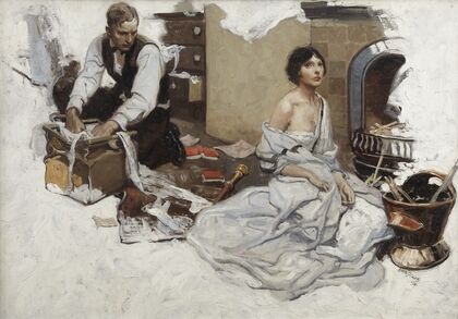 Couple at Hearth
