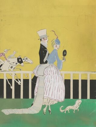Couple at the races