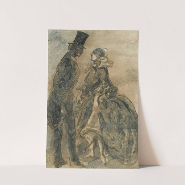 Couple by Constantin Guys