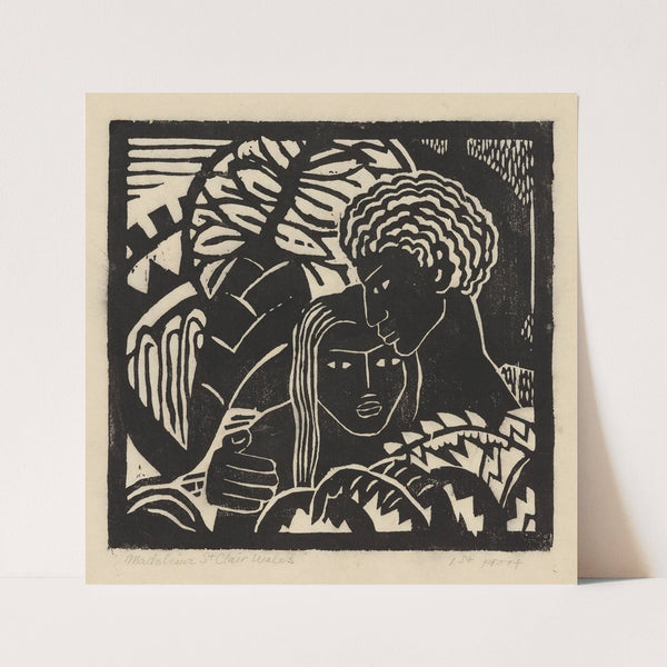 Couple Embracing (1935 - 1943) by Madeleine St. Clair