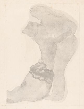 Couple embracing (1902)