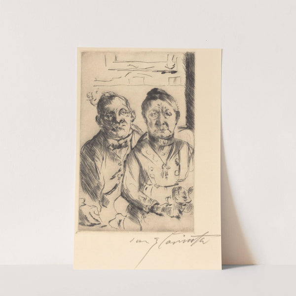 Couple from East Prussia (Ostpreussisches Ehepaar) (1916) by Lovis Corinth