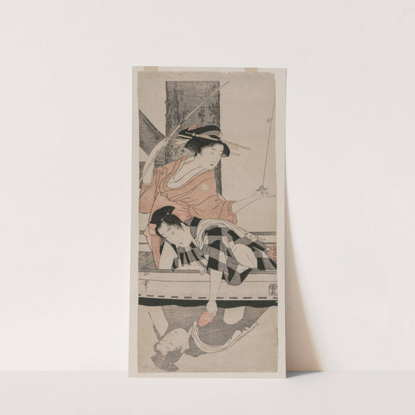 Couple in a Boat (c. 1799) by Kitagawa Utamaro