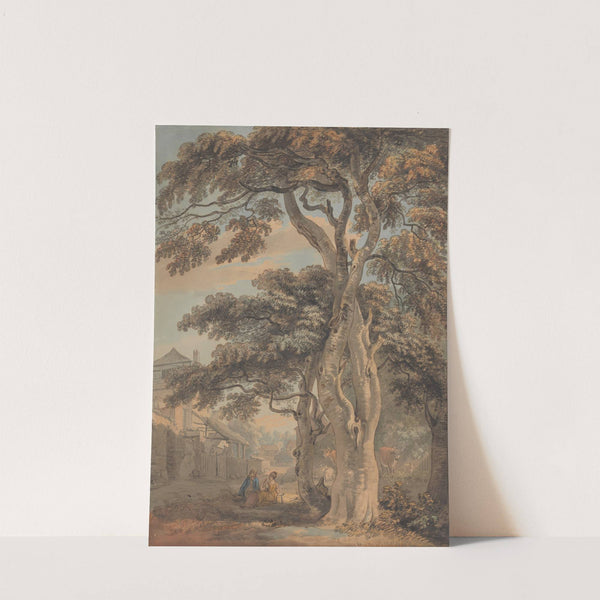 Couple in a Farmyard by Paul Sandby