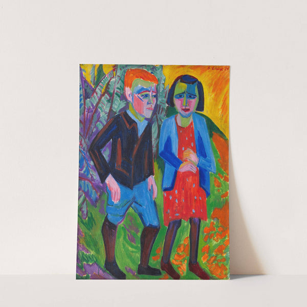 Couple in a Landscape (1924) by Hermann Scherer