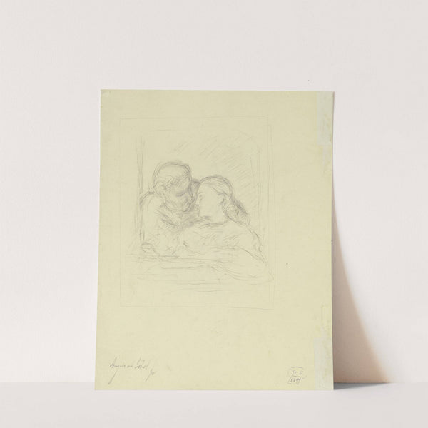 Couple in the window by Angilbert Göbel