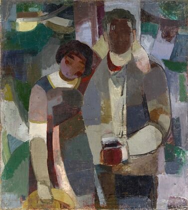 Couple under Trees (The Artist and His Wife)