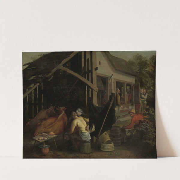 Couples Making Love at a Country Inn by Aert Pietersz.